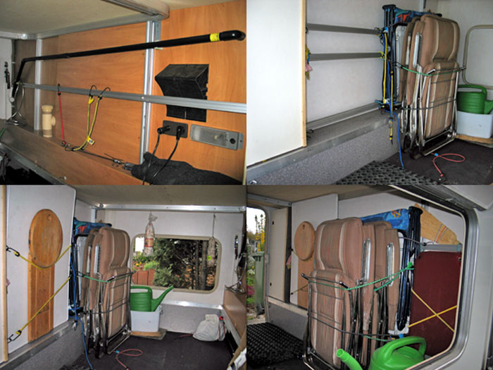Heckgarage Verzurrmöglichkeiten - HME Reisemobil-Forum